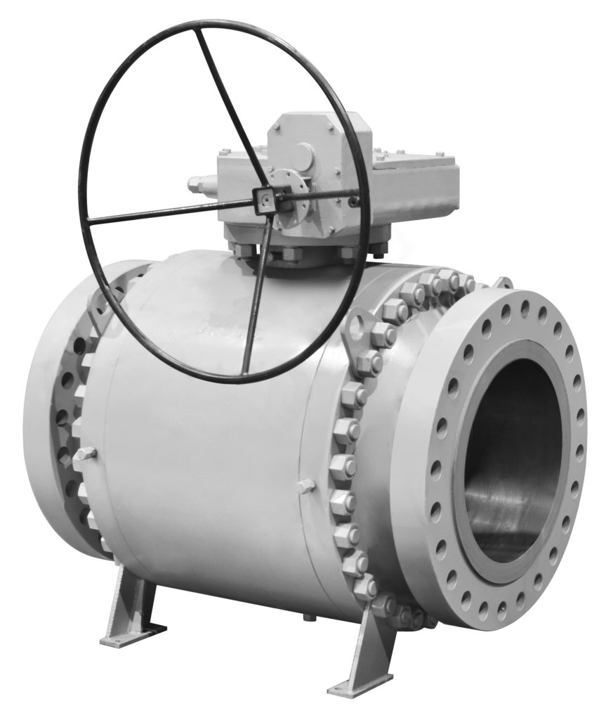 Trunion Mounted Ball Valve Class Valve And Actuator