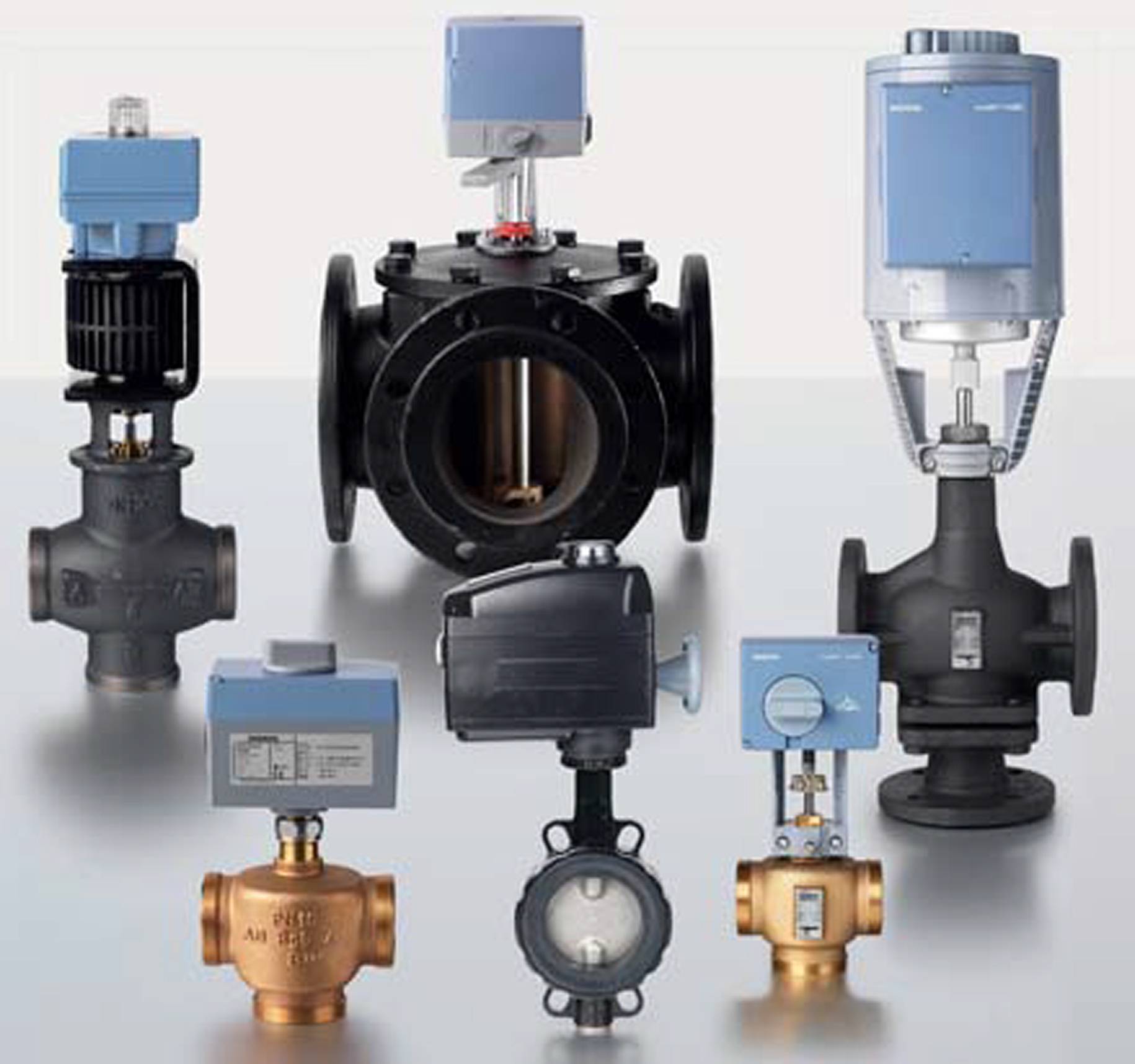 industrial control valves and actuators